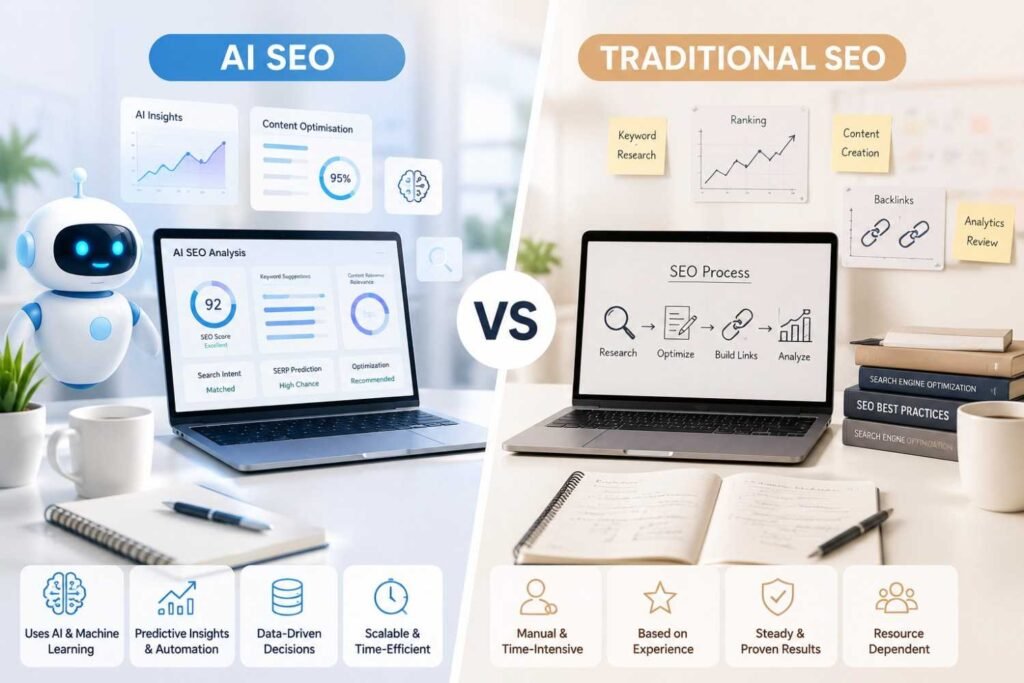 AI SEO Compare to Traditional SEO