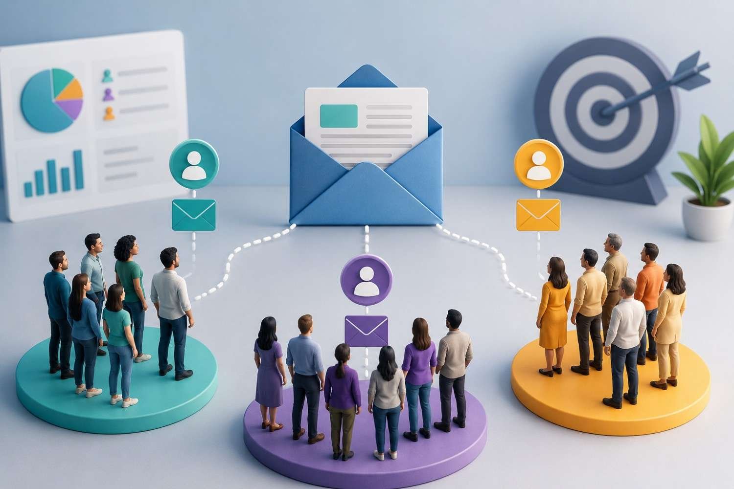 Audience segmentation through email marketing