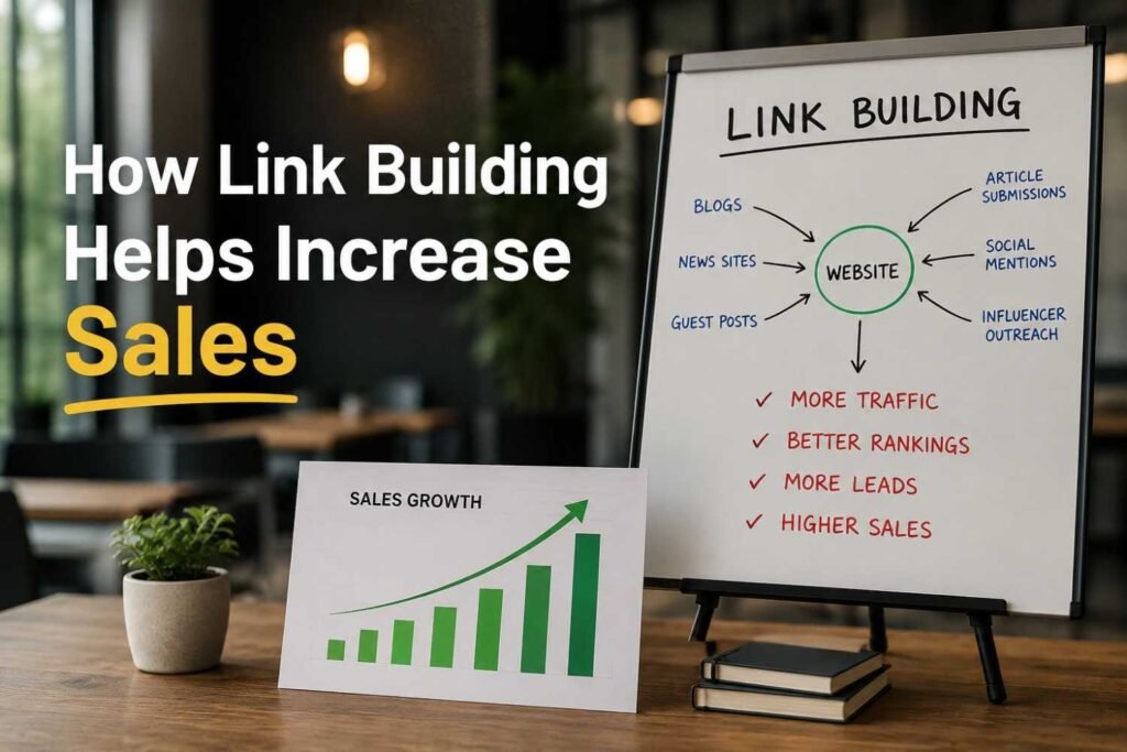 Boosting sales through link building