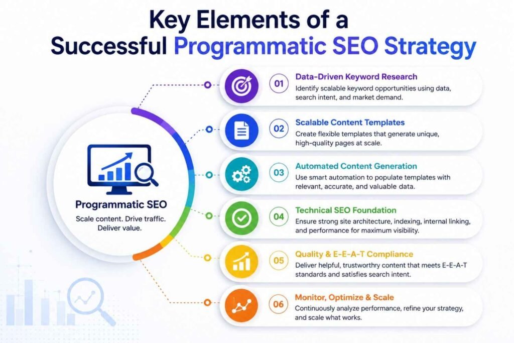 Key elements of programmatic SEO strategy