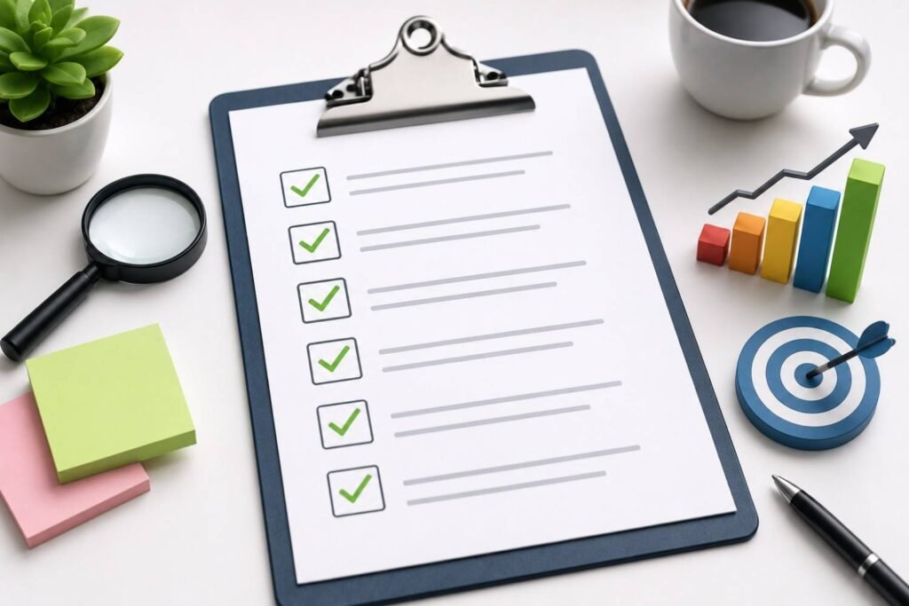 SEO keyword mapping checklist for content planning