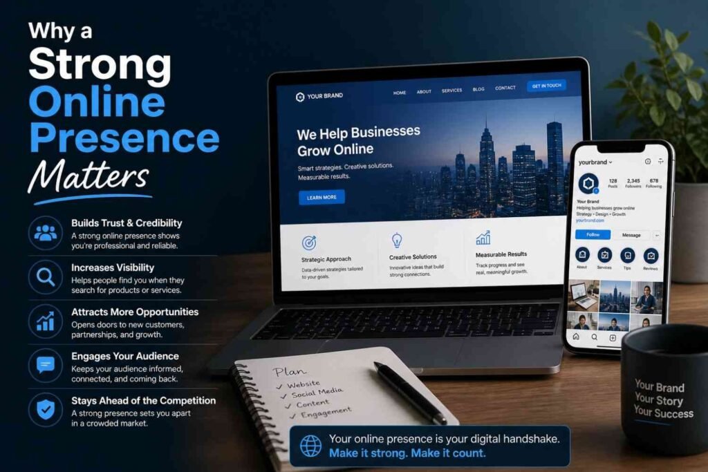 strong online presence for Brands