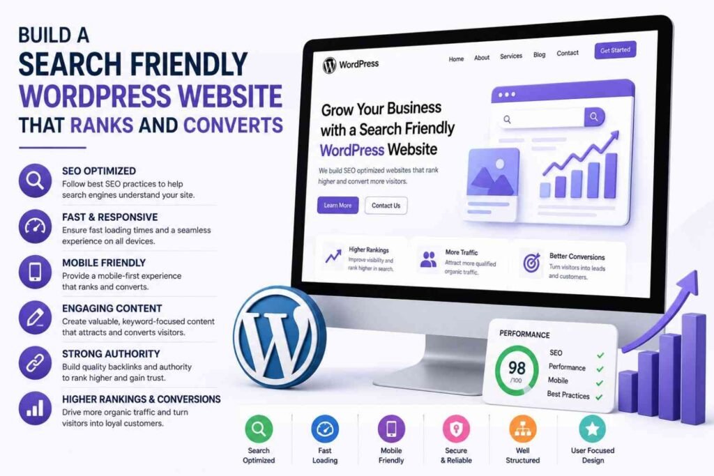 Building a search-friendly WordPress website that ranks and converts