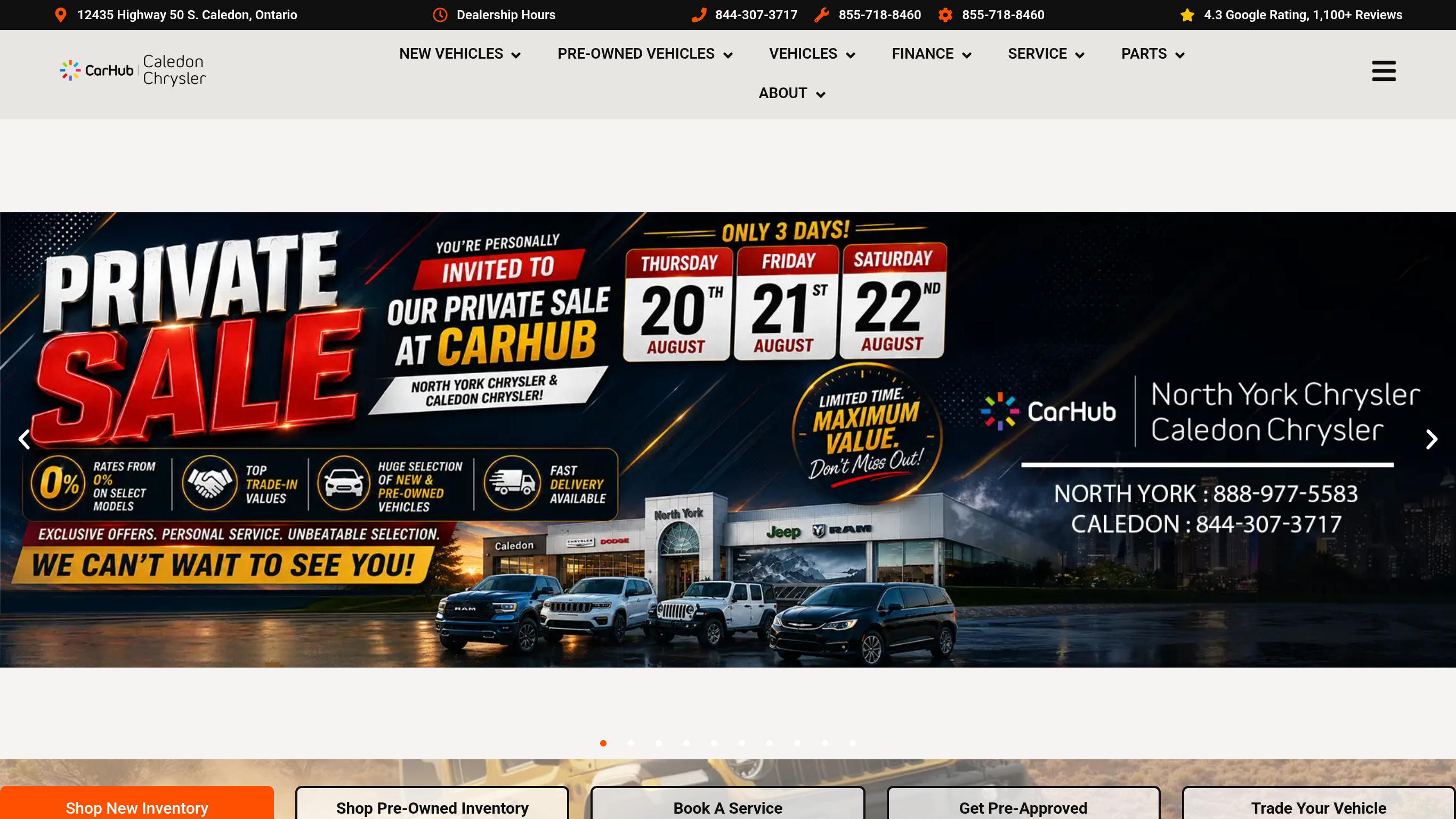Caledon Chrysler Dodge Jeep Ram — Premier Automotive Retail Platform