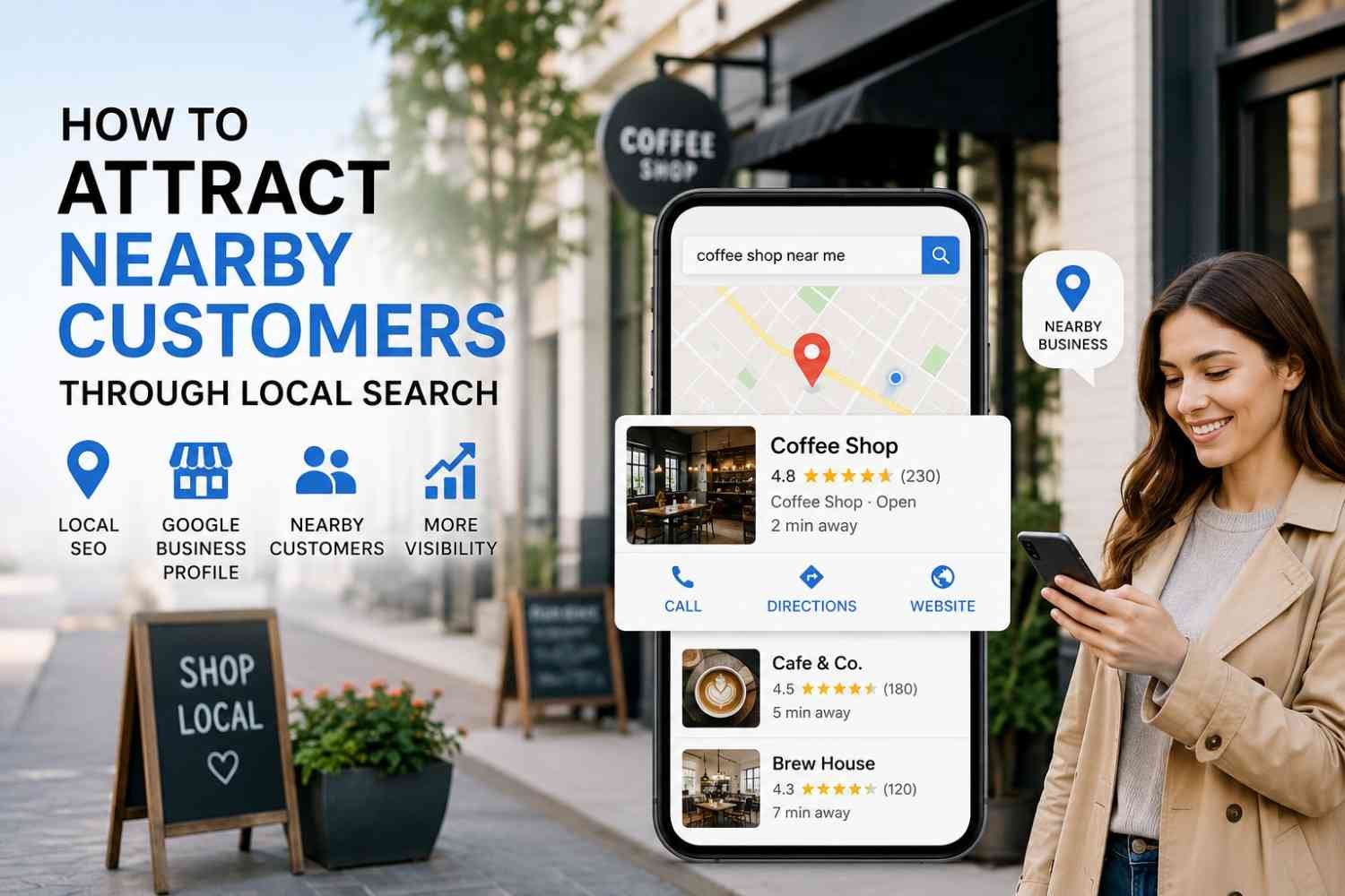 How to Attract Nearby Customers Through Local Search